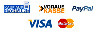 Zahlungsarten bei FB-Discount: Kauf auf Rechnung, Paypal und Vorauskasse