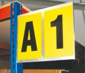 Schriftzeichenfür Regalfeldschilder